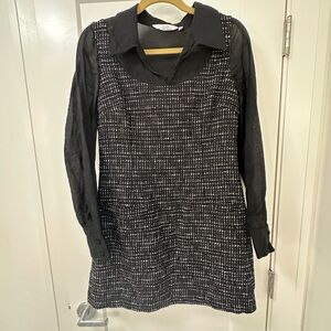 & Other Stories Black and White Dress